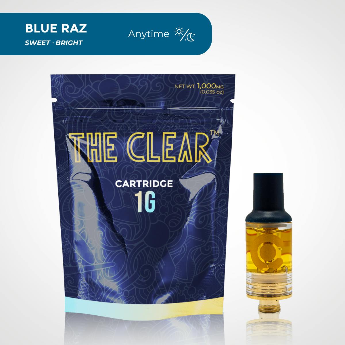 elf bar vape uk The Clear | Elite Cart. Blue Raz (H)