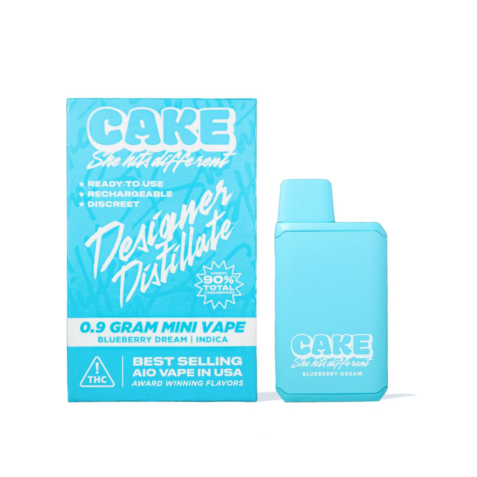 Cake Cake | Blueberry Dream Disposable 0.9g - Same Day Pickup & Delivery