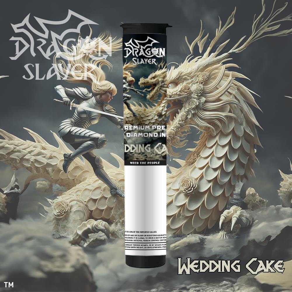 Product: Dragon Slayer | Wedding Cake | Infused Pre-roll Hybrid