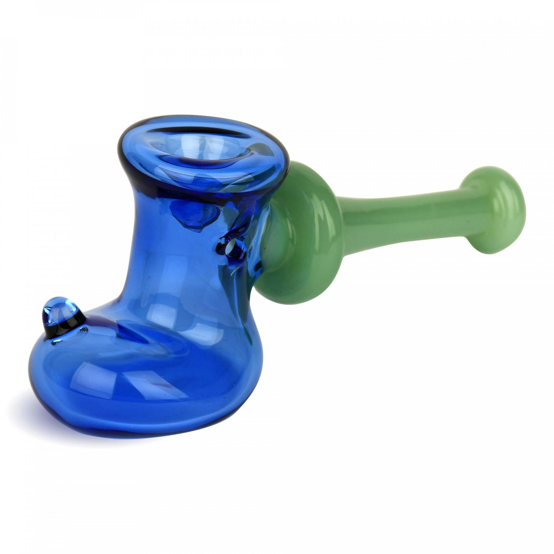 Red Eye Glass - Boot Hammer Hand Pipe - 6.5