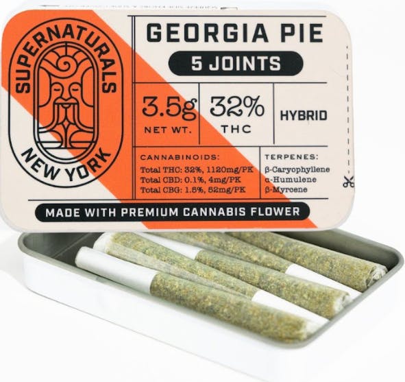 Supernaturals Pre-Rolls | .7g Each 5 Pack | Georgia Pie