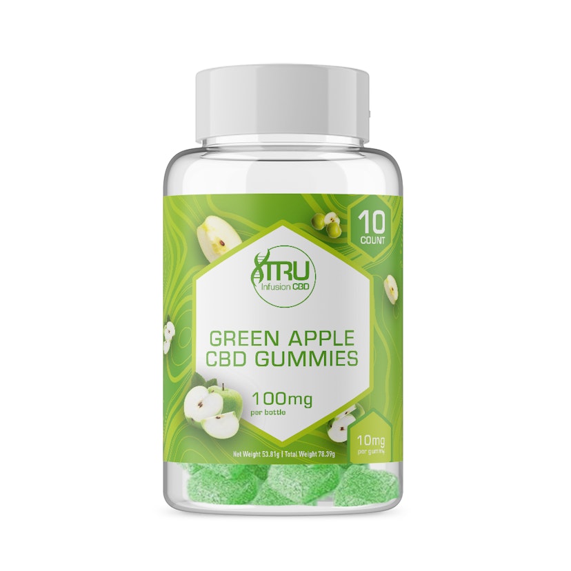 Tru Infusion CBD: Apple Gummy 100mg