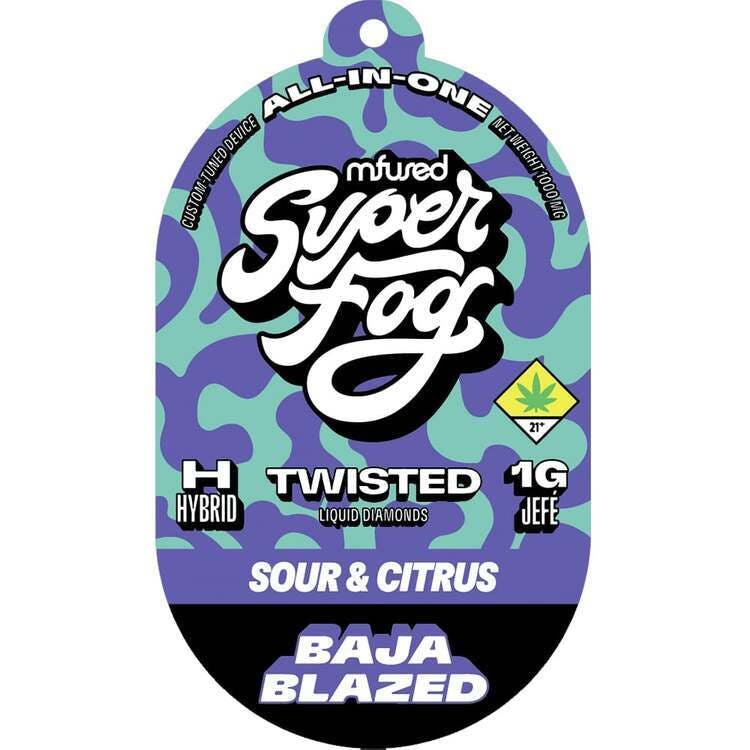Super Fog: Baja Blazed - Twisted Liquid Diamonds Disposable Cartridge