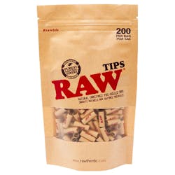 Raw | Pre-Rolled Paper Tips - 200pk