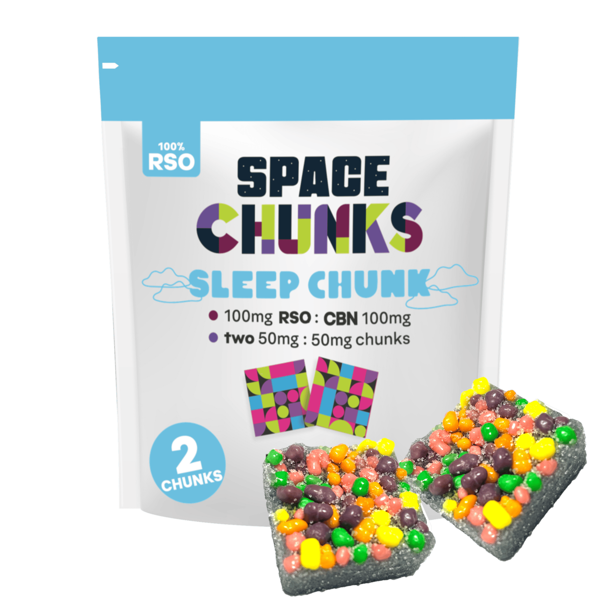 Product Sleep Chunk RSO/CBN 2pk 100mg