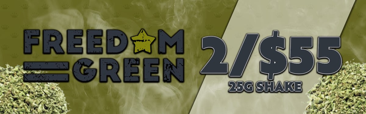 Freedom Green 28g Shake - 2/$55