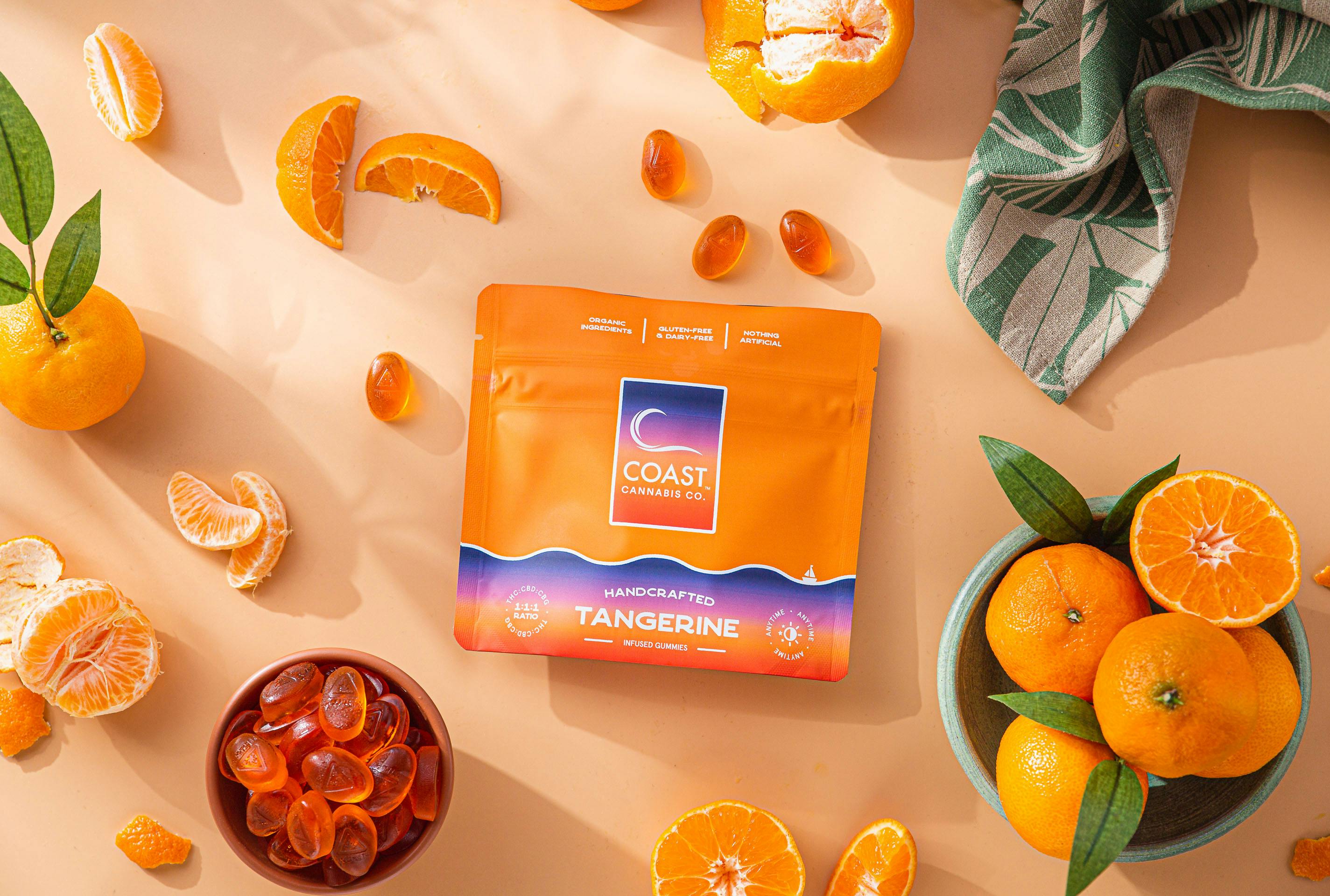 Tangerine 1:1:1 THC:CBD:CBG 20pk Gummies - Aura Cannabis Co | Premier ...