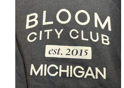 Product: Bloom City Club Crew Neck Sweat Shirt (L) | Bloom Brand