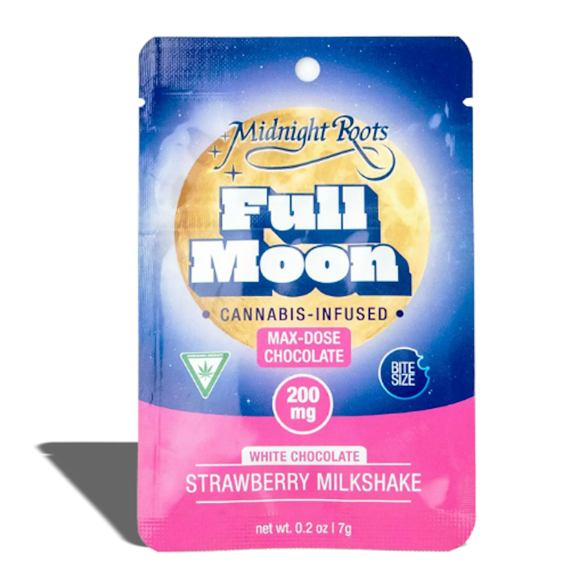 Midnight Roots - Strawberry Milkshake Full Moon 200mg Chocolate