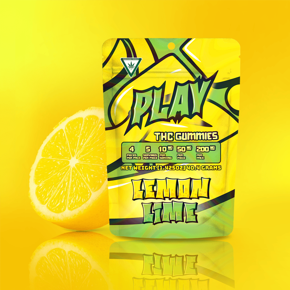 Product: Play | Lemon Lime | 200mg | Gummies
