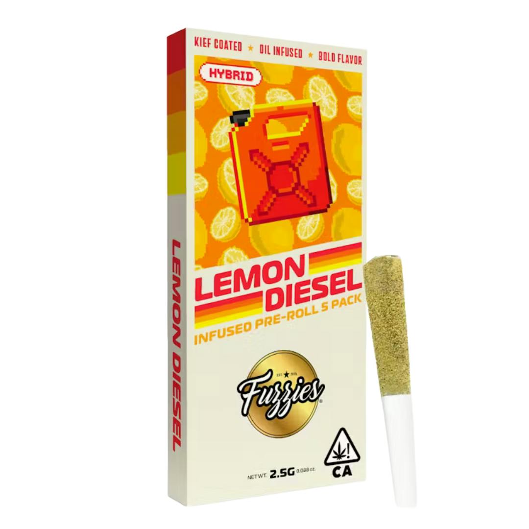 LEMON DIESEL 5PK INFUSED PREROLLS