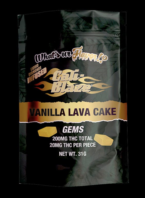 Cali-Blaze | Liquid Diamond Gummies - 200mg - Vanilla Lava Cake