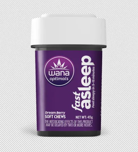 Wana Fast Asleep Gummies 10mg CBD x 10-Pack-1