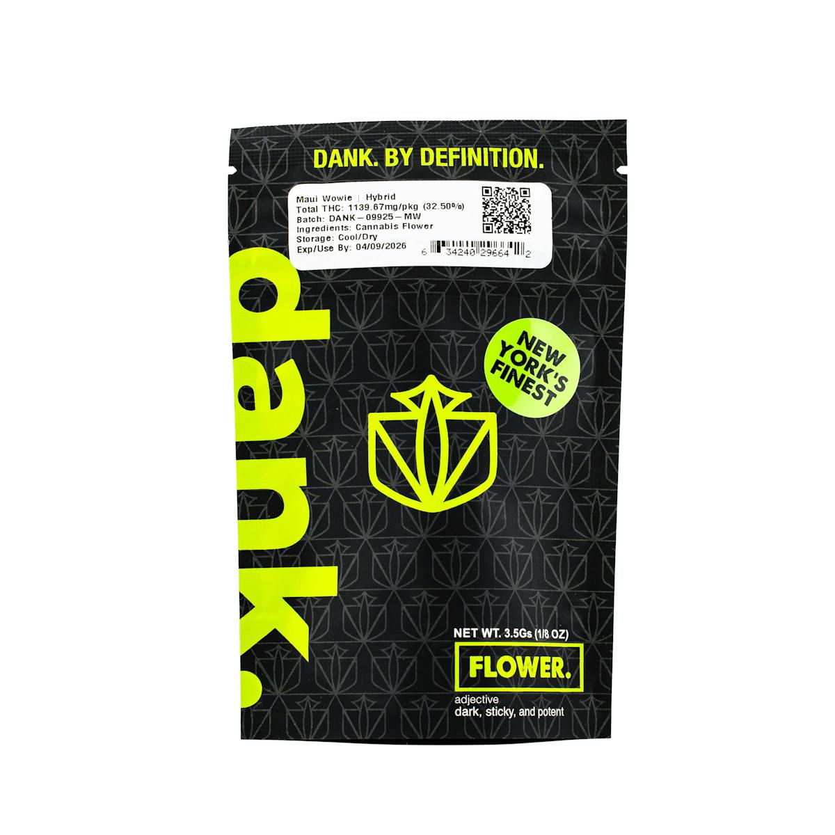 Dank – Maui Wowie 3.5g 1/8oz Flower | Dank By Definition. |
