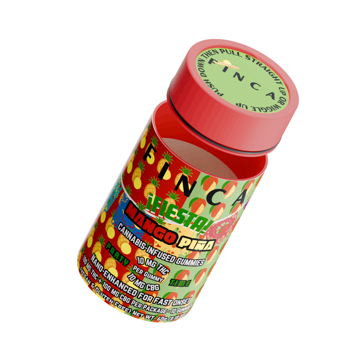 Photo of FINCA | Mango Pina Social 1:1 Gummies | 100mg CBG 10pk