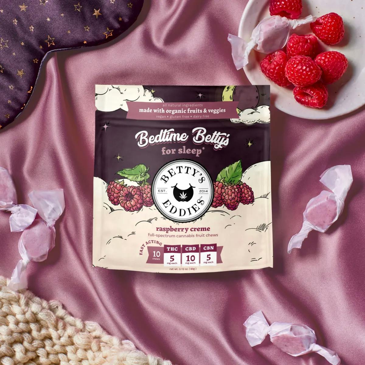 Image of Raspberry Creme Bedtime | 50mg 10pk Gummies