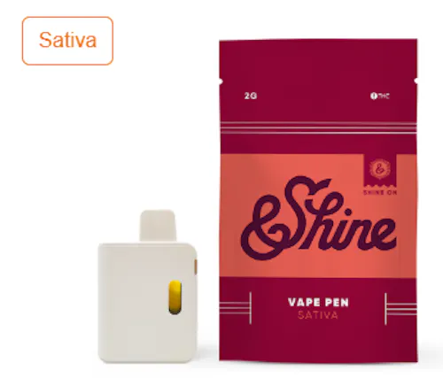 &Shine | Strawberry Cough | Disposable • Ethos Cannabis