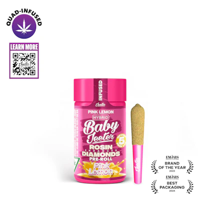 Pink Lemon Baby Jeeter Infused Pre-Roll 5-pack | 2.5g - PRE_ROLLS by Jeeter at King of Budz