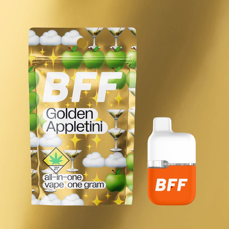 BFF Disposable Vape Golden Appletini (Flavored) ba