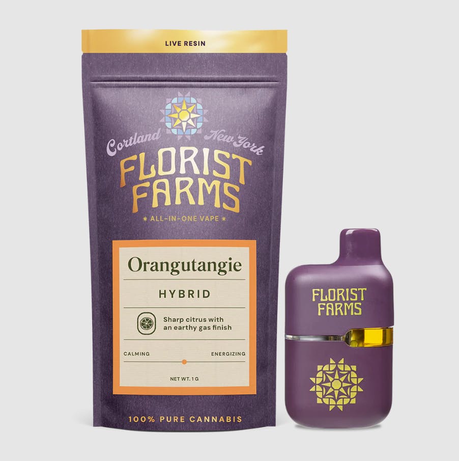 Florist Farms Tropical Cookies Live Resin Vape - The Flowery NY