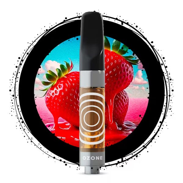 Melted Strawberries (H) - 1g Live Resin Vape Cart - Ozone