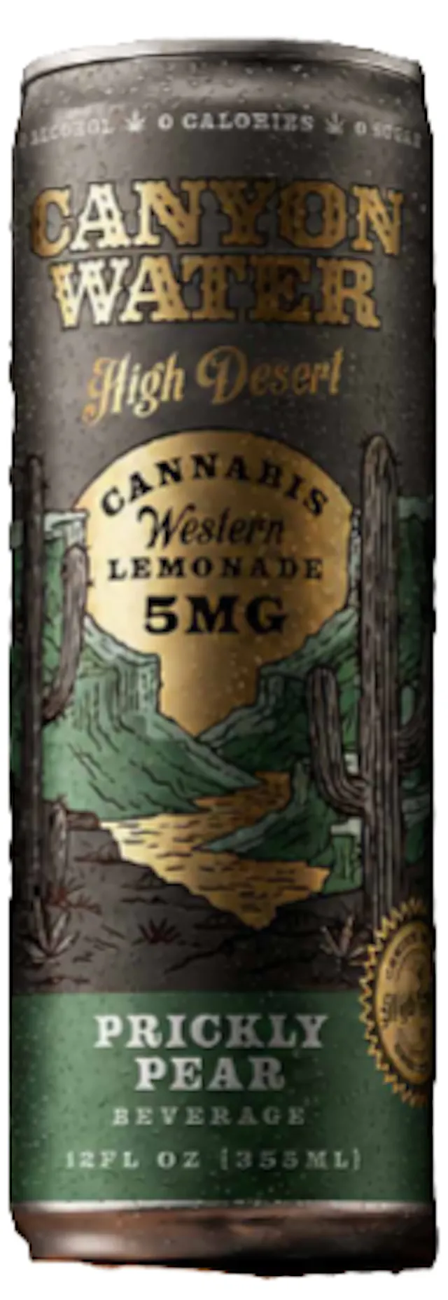 Canyon Water Western Lemonade Prickly Pear 5mg/12oz (hybrid, drinks, 0.28g)