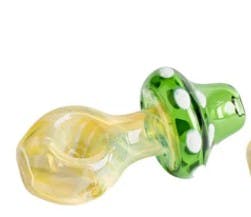 Red Eye Glass Hand Pipe - 3.75
