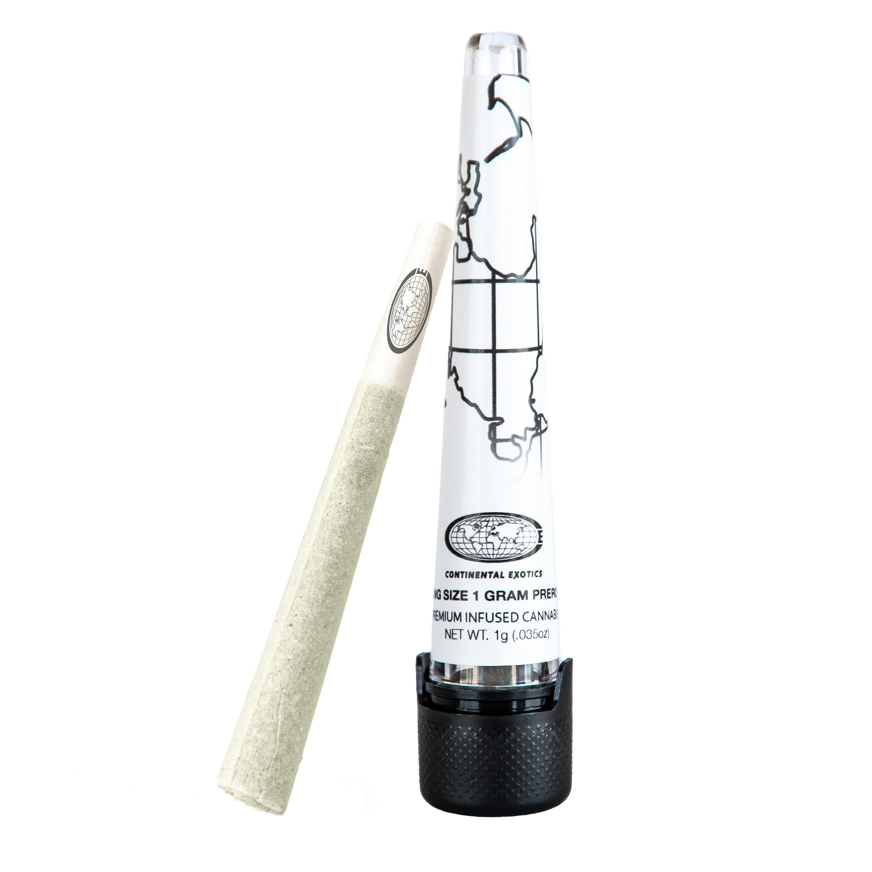 Continental Exotics | 1g Hash Infused Preroll | Ice Cream Cake