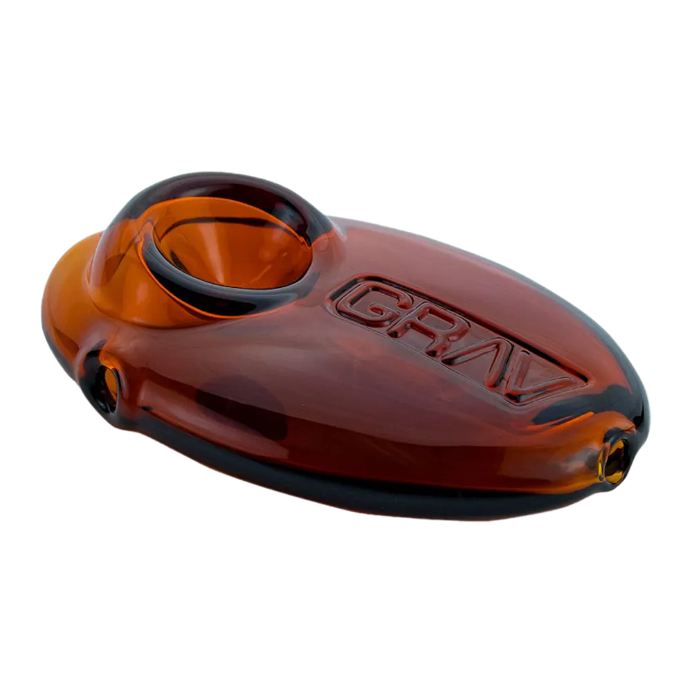 Product GRAV Pebble Hand Pipe | 4" | Amber