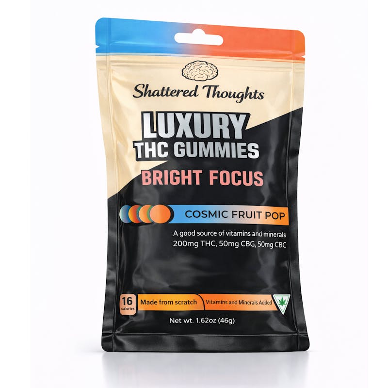 Product: Shattered Thoughts | Gummies - 200mg - Cosmic Fruit Pop *CBG Infused*