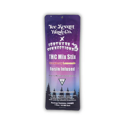 Northern Connections - 200mg Rosin THC Mix Stix - Strawberry Lemonade