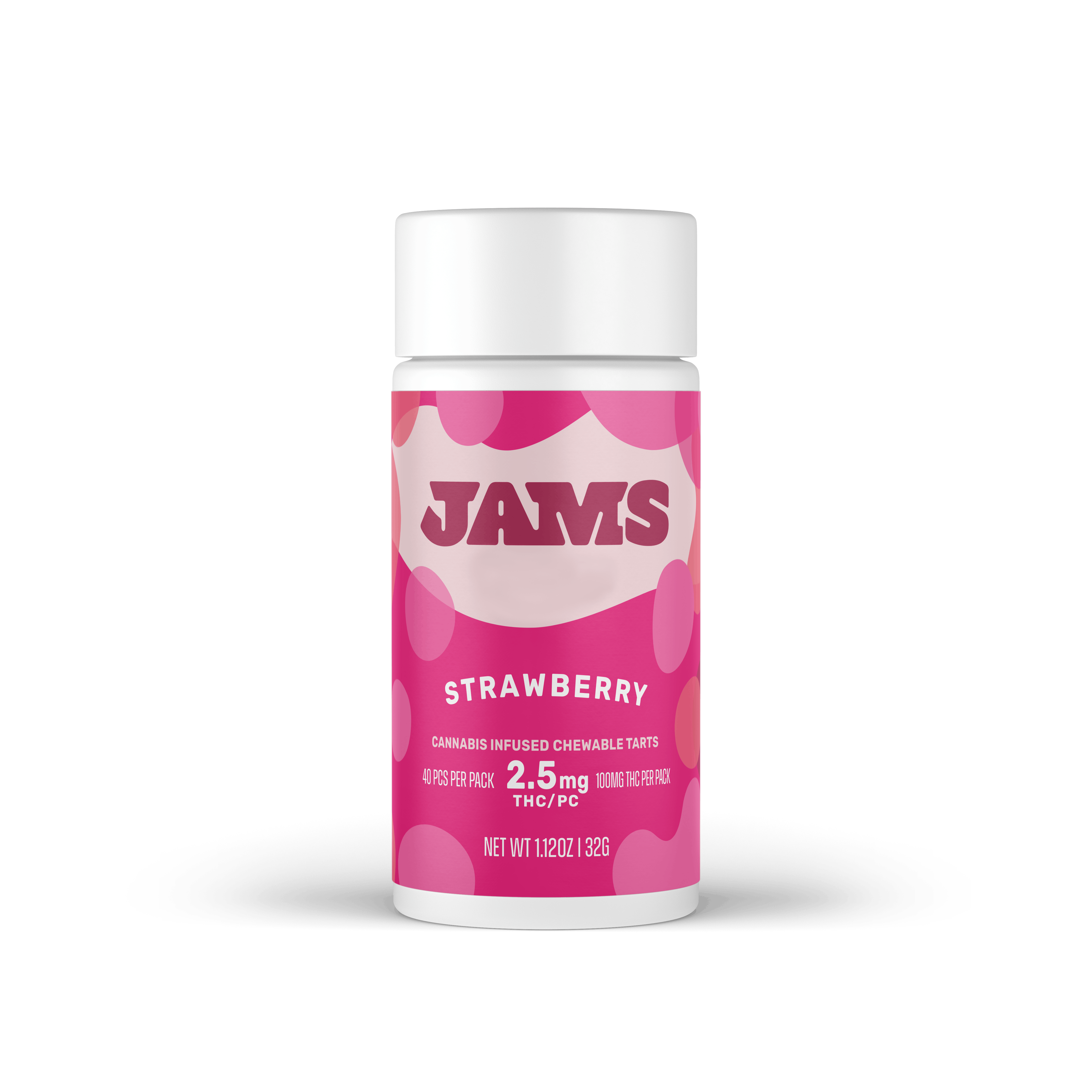 JAMS Strawberry Lozenges [2.5mg] 40pk 100mg