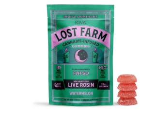 Lost Farm Watermelon X Fatso | Live Rosin - EDIBLES cannabis product, .1g