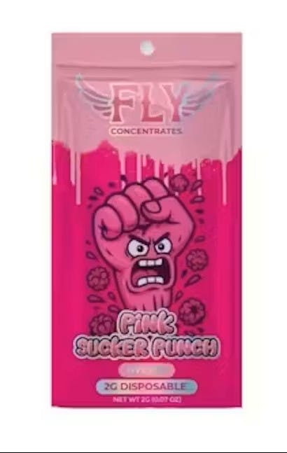 FLY FLY | PINK SUCKER PUNCH | DISPOSABLE HYBRID — VAPORIZERS