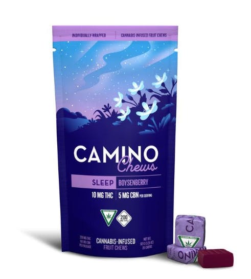 Product: 10:5 | Boysenberry | 10mg THC x 5mg CBN | Camino Chews