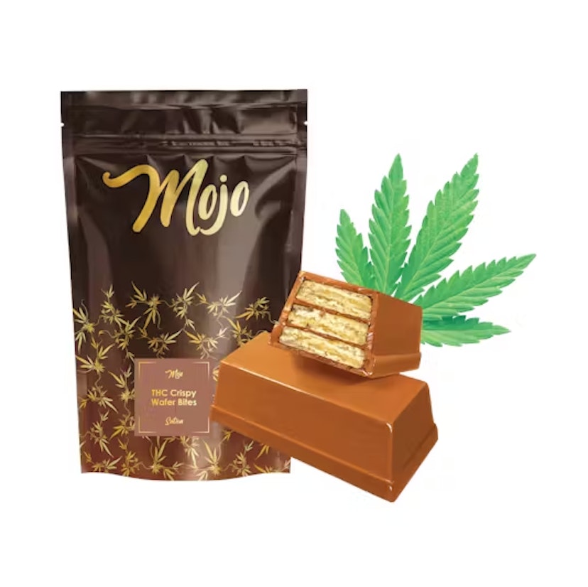 Mojo | 200mg Chocolate | Crispy Wafer Bites