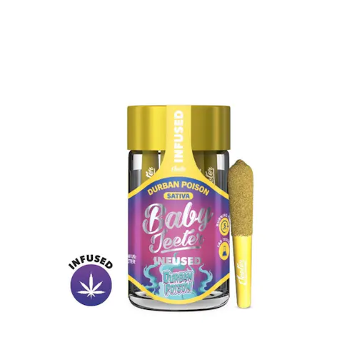 Durban Poison Baby Jeeter Infused Pre-Roll 5-pack | 2.5g-1