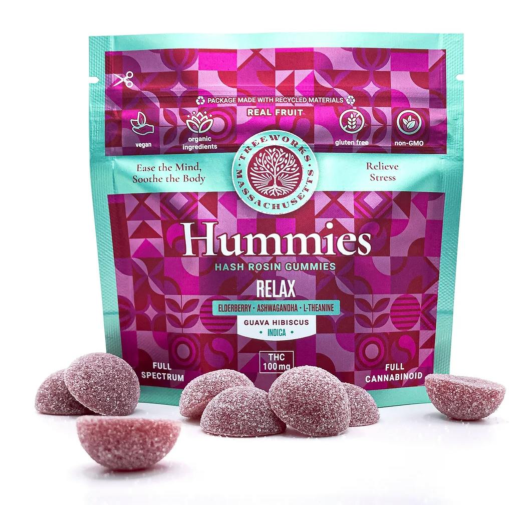 Buy Treeworks Relax | Hash Rosin Hummies | 20pk | 100mg - Kosa