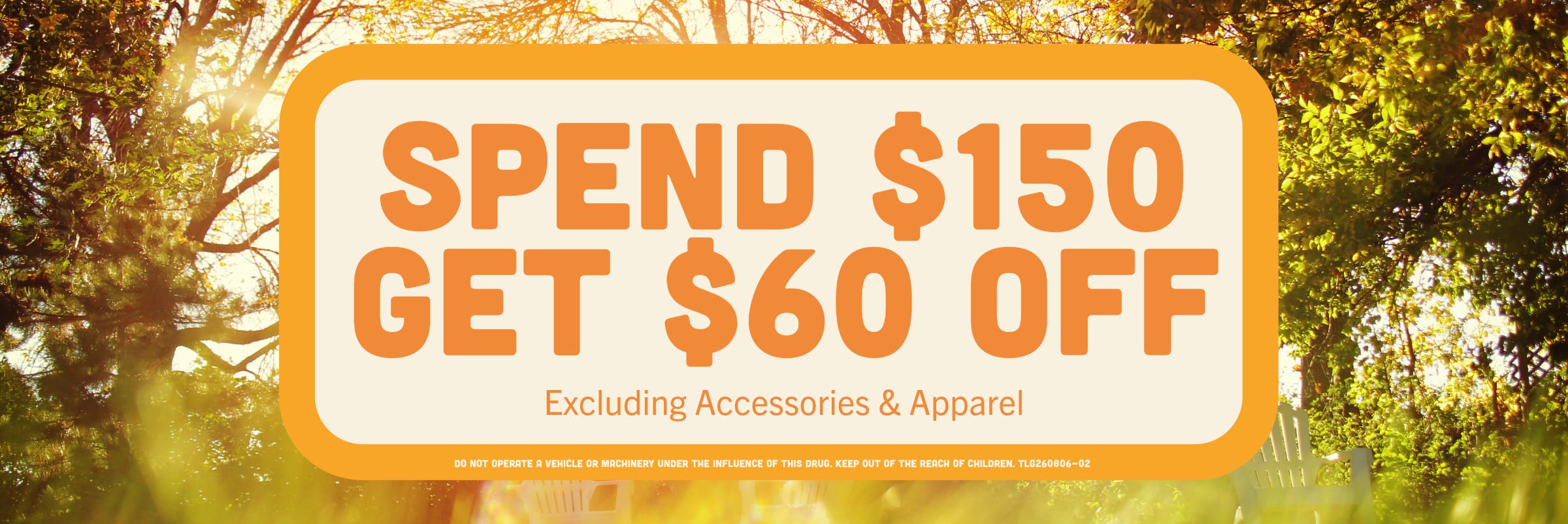 SPEND $150 GET $60 OFF SALE