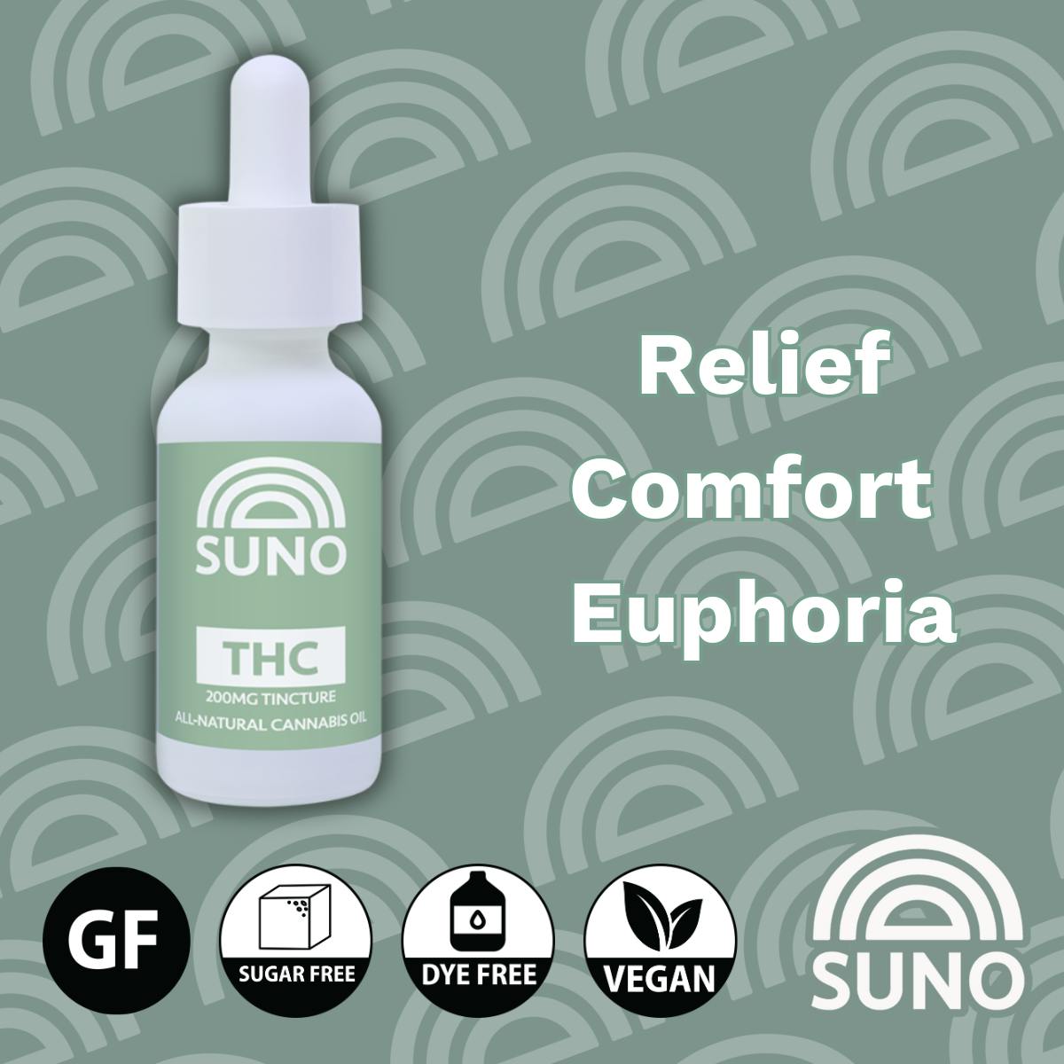 SUNO - 200mg THC Tincture