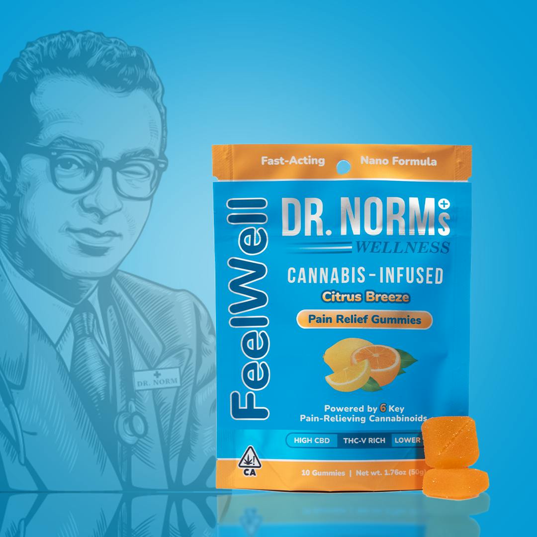 FeelWell Citrus Breeze Pain Relief Gummies