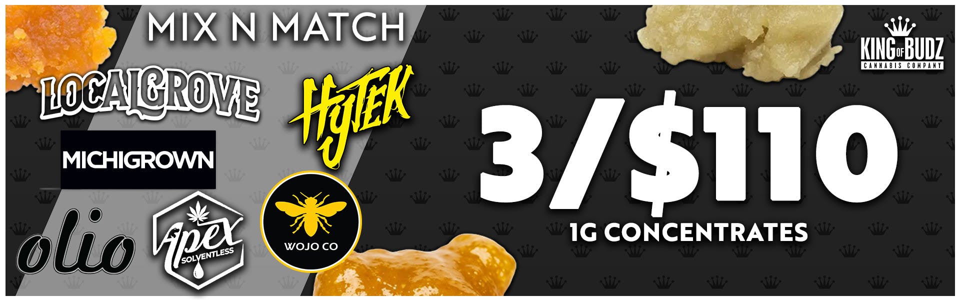 3 FOR $110 CONCENTRATES