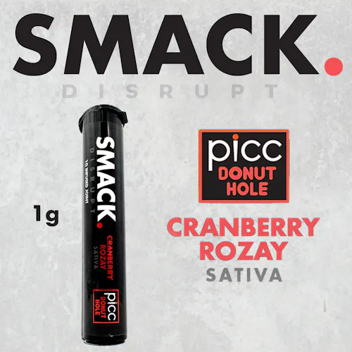Cranberry Rozay | SMACK. Infused Pre-Roll | 1g-active