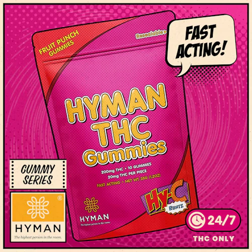 Hyman - 200mg Gummies - HY-C Runtz (All Day)