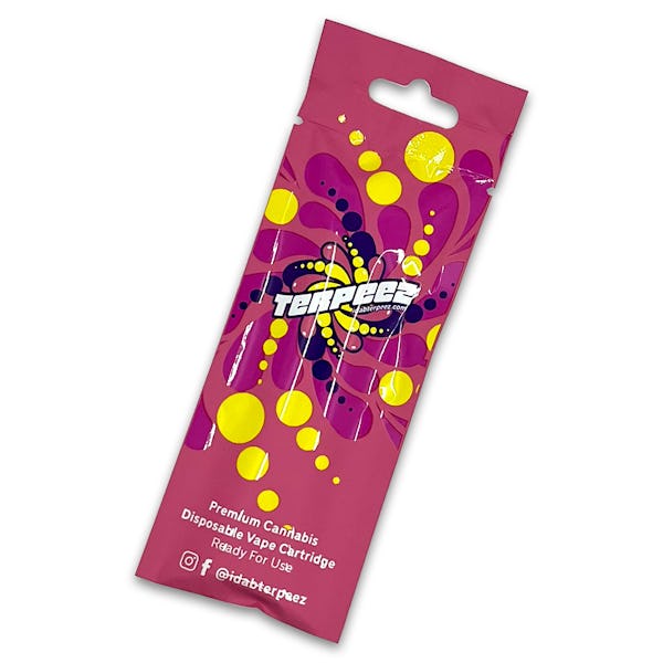 Product: Terpeez | Pink Starburst Live Resin Disposable/Rechargeable All-In-One Cartridge | 1g