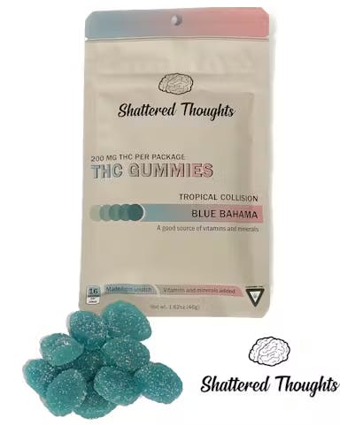 Shattered Thoughts | Gummies - 200mg - Blue Bahama