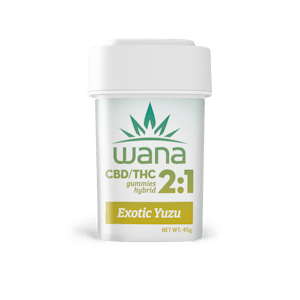 Wana | 100mg Classic Gummies | Exotic Yuzu 2:1