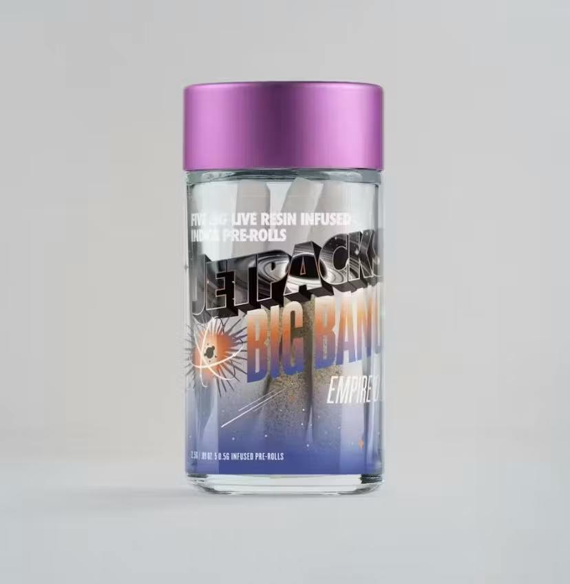 Jetpacks Empire OG 5pk 2.5g Big Bang Diamond Infused Pre-Rolls