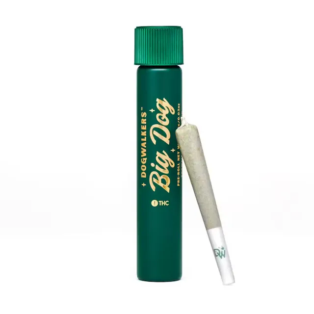Dogwalkers Big Dogs Pre-Roll Mystic Mint 1g (indica hybrid, singles)