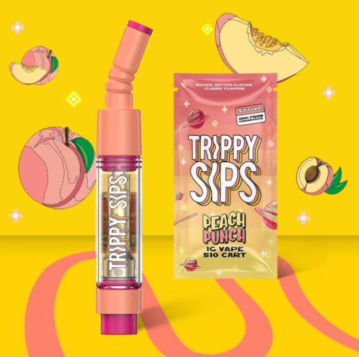 Image of Peach Punch | Vape Cartridge | 1g | Sativa product